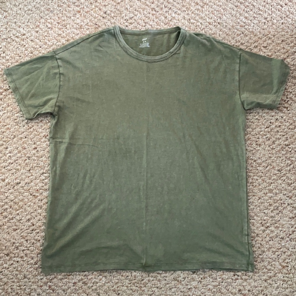 Aerie Green Boyfriend Tee